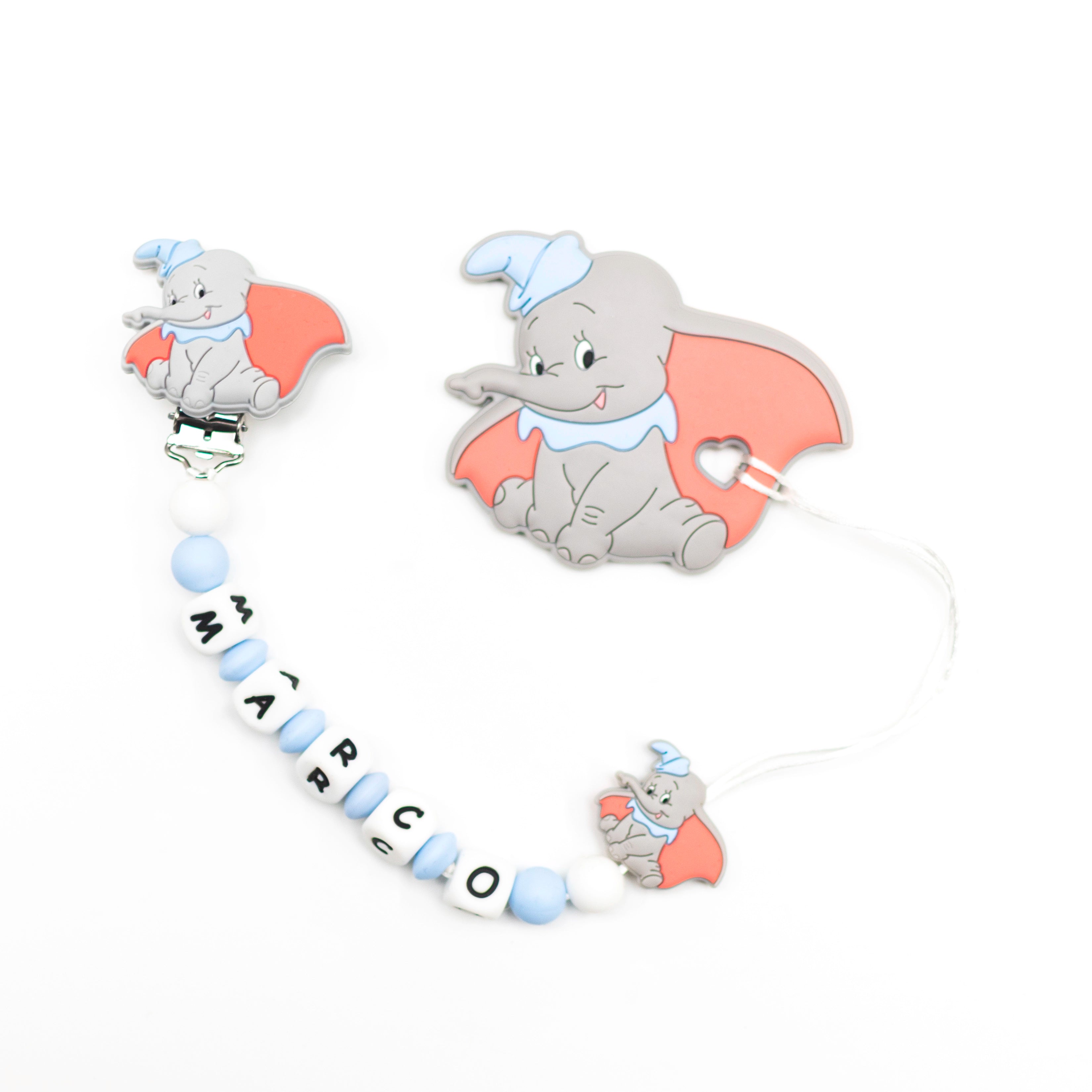 Chupetero Dumbo Azul