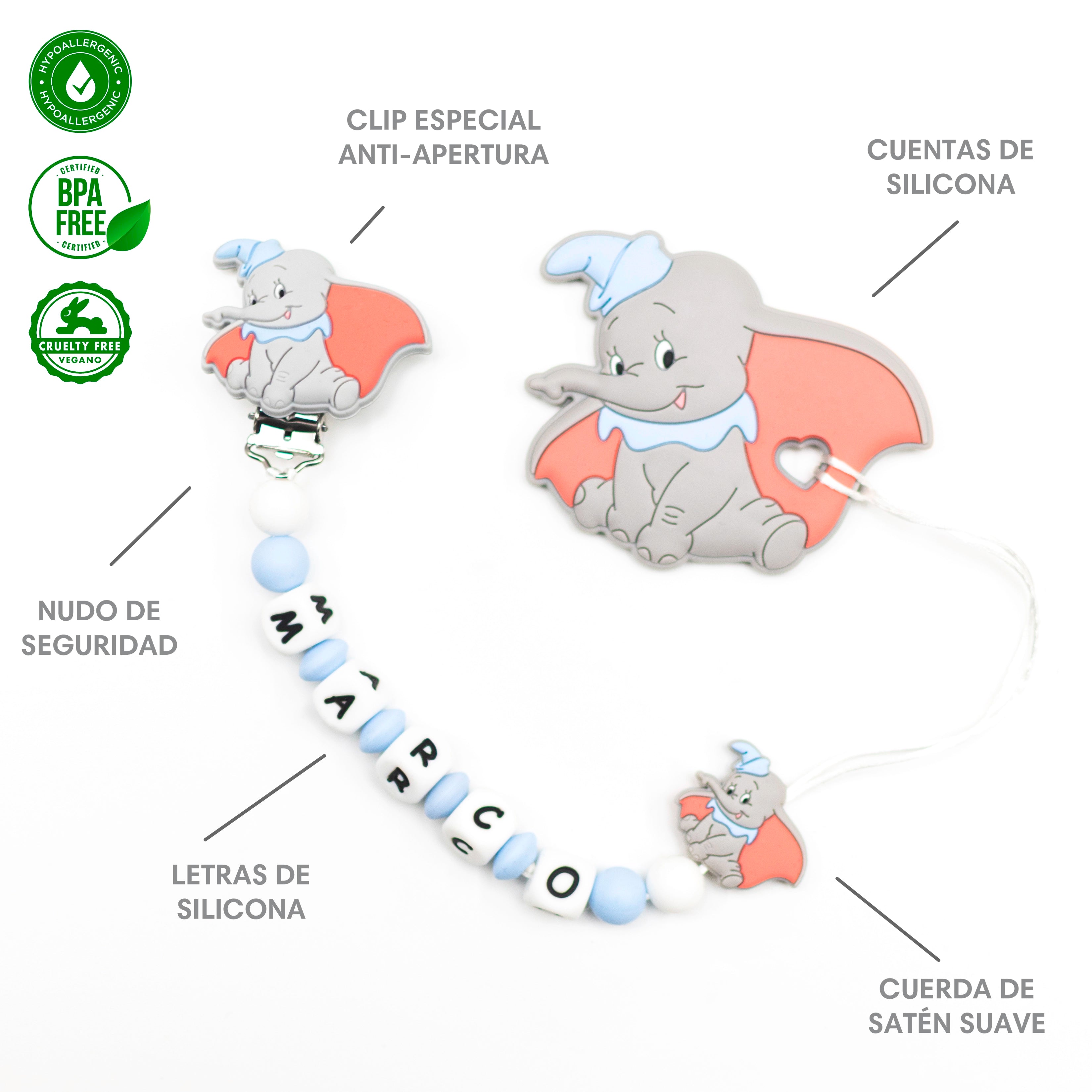 Chupetero Dumbo Azul — foto 3