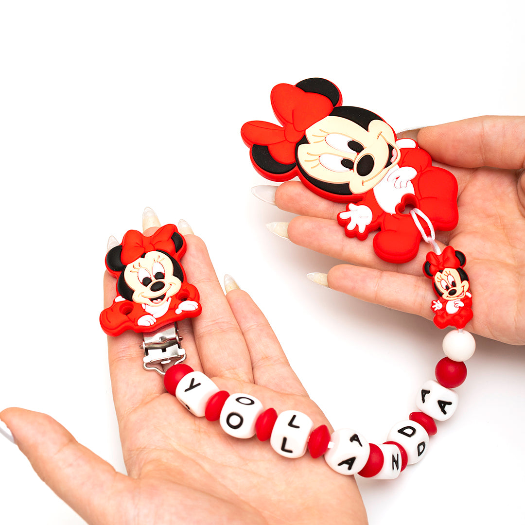 Chupetero Minnie Mouse Roja — foto 4