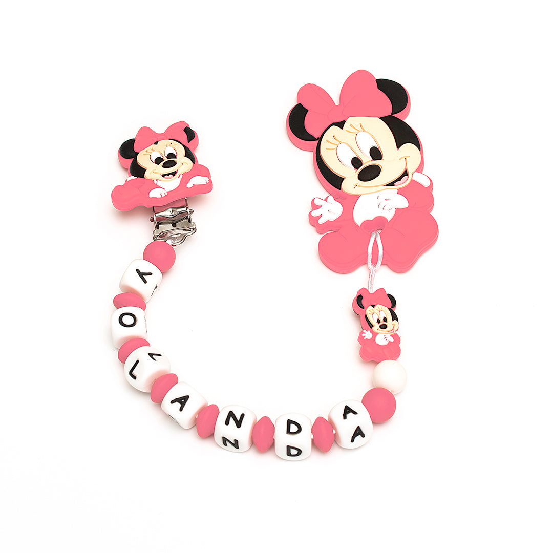 Chupetero Minnie Mouse Rosa — foto 3
